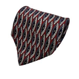 Robert Talbott for Mark Shake Red Geometric Silk Men's Necktie Tie